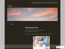 Tablet Screenshot of imaginaryhistorian.wordpress.com