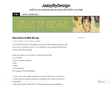 Tablet Screenshot of jazzybydesign.wordpress.com