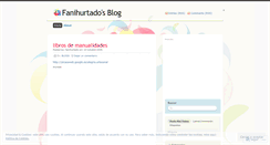 Desktop Screenshot of fanihurtado.wordpress.com