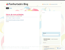Tablet Screenshot of fanihurtado.wordpress.com