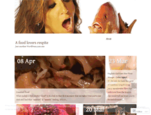 Tablet Screenshot of foodsome.wordpress.com