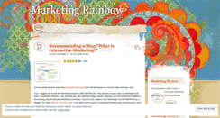 Desktop Screenshot of marketingrainbow.wordpress.com