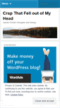 Mobile Screenshot of jamesforde.wordpress.com