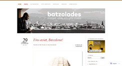 Desktop Screenshot of batzolades.wordpress.com