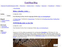 Tablet Screenshot of fontshopde.wordpress.com