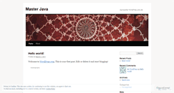Desktop Screenshot of masterjava.wordpress.com