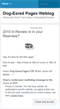Mobile Screenshot of dogearedpages1.wordpress.com