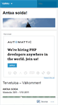Mobile Screenshot of antaasoida.wordpress.com