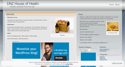 Desktop Screenshot of dnzhouseofhealin.wordpress.com