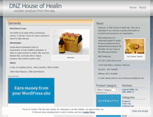 Tablet Screenshot of dnzhouseofhealin.wordpress.com