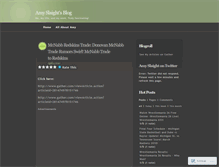 Tablet Screenshot of amyslaight.wordpress.com