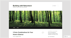 Desktop Screenshot of buildingwithnaturetech.wordpress.com