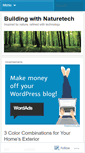 Mobile Screenshot of buildingwithnaturetech.wordpress.com