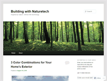 Tablet Screenshot of buildingwithnaturetech.wordpress.com