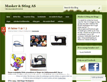 Tablet Screenshot of maskerogsting.wordpress.com