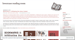 Desktop Screenshot of lowercasebooks.wordpress.com