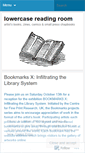 Mobile Screenshot of lowercasebooks.wordpress.com