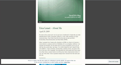 Desktop Screenshot of erical226.wordpress.com