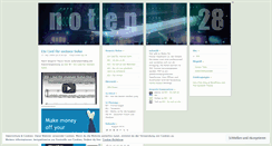 Desktop Screenshot of noten28.wordpress.com