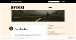 Desktop Screenshot of hpinnz.wordpress.com