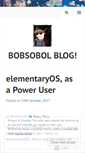 Mobile Screenshot of bobsobol.wordpress.com