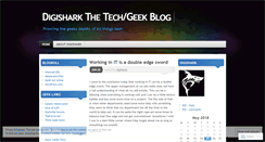 Desktop Screenshot of digishark.wordpress.com