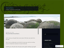 Tablet Screenshot of fatmatters.wordpress.com