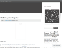 Tablet Screenshot of fearofprint.wordpress.com