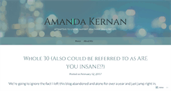 Desktop Screenshot of akernan.wordpress.com