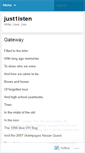 Mobile Screenshot of just1isten.wordpress.com