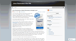 Desktop Screenshot of aboutphentraminddietpills.wordpress.com