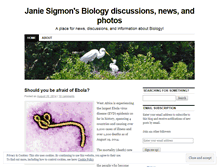 Tablet Screenshot of jsbiology.wordpress.com