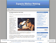 Tablet Screenshot of espaciobiblico.wordpress.com
