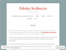 Tablet Screenshot of fabianscabuzzo.wordpress.com