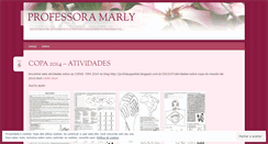 Desktop Screenshot of professoramarly.wordpress.com