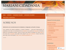 Tablet Screenshot of danielemariani.wordpress.com