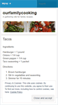 Mobile Screenshot of ourfamilycooking.wordpress.com