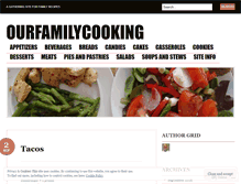 Tablet Screenshot of ourfamilycooking.wordpress.com