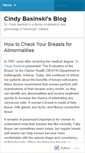 Mobile Screenshot of cindybasinski.wordpress.com
