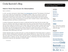 Tablet Screenshot of cindybasinski.wordpress.com