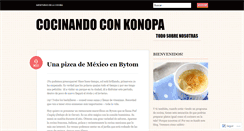 Desktop Screenshot of cocinandoconkonopa.wordpress.com