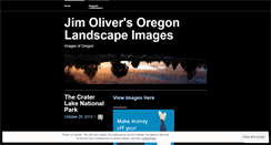 Desktop Screenshot of oregonlandscapes.wordpress.com