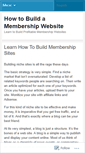Mobile Screenshot of buildmembershipsites.wordpress.com