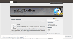 Desktop Screenshot of mirkolinux.wordpress.com