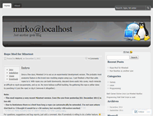 Tablet Screenshot of mirkolinux.wordpress.com