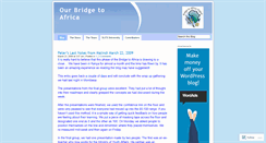Desktop Screenshot of bridgetoafrica.wordpress.com