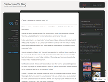 Tablet Screenshot of casteonweb.wordpress.com