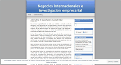 Desktop Screenshot of finanzasperu.wordpress.com