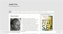 Desktop Screenshot of justinfoxafrica.wordpress.com