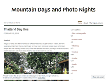 Tablet Screenshot of mountaindays.wordpress.com